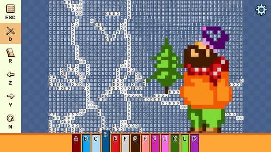 Pixel Cross Stitch: Color by Number - Winter Pack 2 — screenshot 2