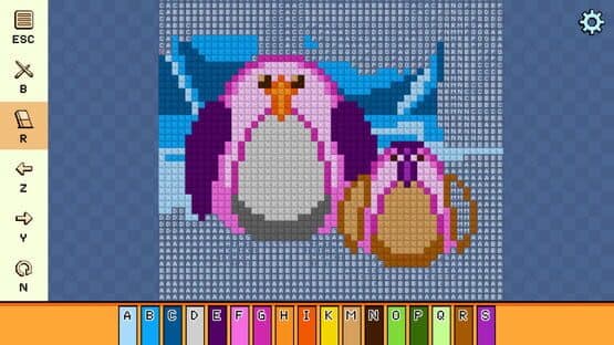 Pixel Cross Stitch Color by Number - Winter Pack — screenshot 3