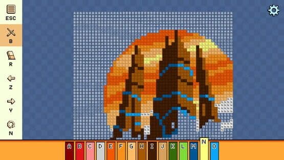 Pixel Cross Stitch: Color by Number - Alien Worlds Pack 2 — screenshot 1