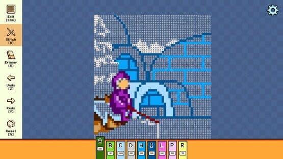Pixel Cross Stitch: Color by Number - Winter Pack 3 — screenshot 2