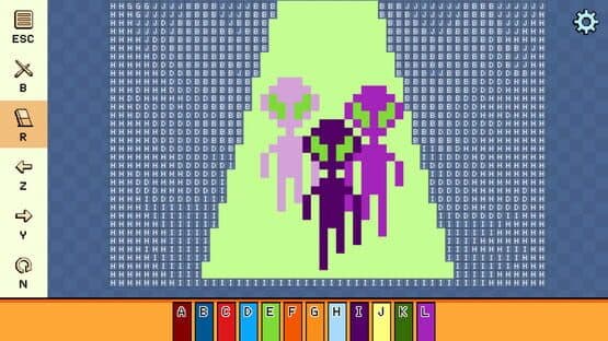 Pixel Cross Stitch: Color by Number - Alien Worlds Pack 2 — screenshot 2