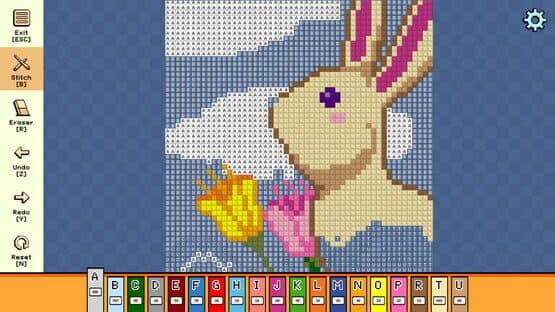 Pixel Cross Stitch: Color by Number - Easter Pack — screenshot 1
