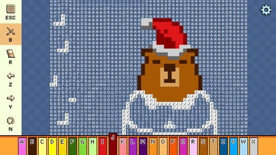 Pixel Cross Stitch: Color by Number - Christmas Pack 2 — screenshot 1