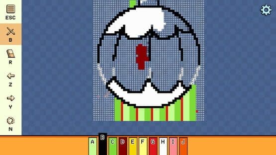 Pixel Cross Stitch: Color by Number - Christmas Baubles Pack — screenshot 2
