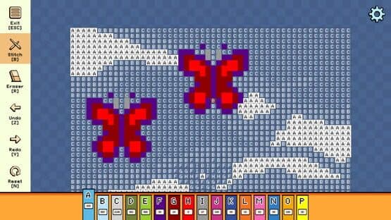 Pixel Cross Stitch: Color by Number - Easter Pack — screenshot 2