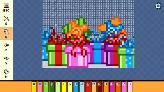 Pixel Cross Stitch: Color by Number - Christmas Pack 2 — screenshot 2