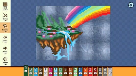 Pixel Cross Stitch: Color by Number - Fantasy Medieval Pack 3 — screenshot 1