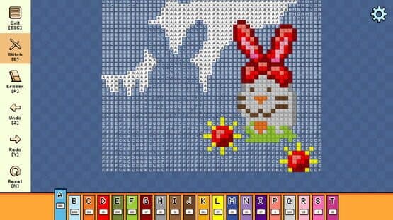 Pixel Cross Stitch: Color by Number - Easter Pack 2 — screenshot 3