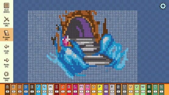 Pixel Cross Stitch: Color by Number - Fantasy Medieval Pack 3 — screenshot 3