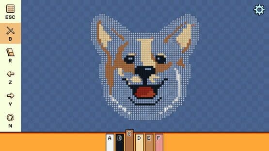 Pixel Cross Stitch: Color by Number - Dogs Pack — screenshot 4