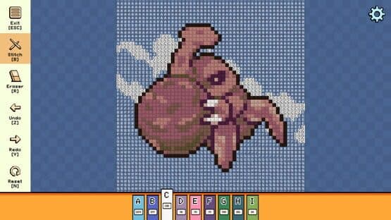 Pixel Cross Stitch: Color by Number - Menacing Monsters Pack — screenshot 1