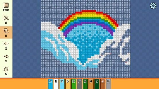Pixel Cross Stitch: Color by Number - Landscapes Pack 2 — screenshot 2