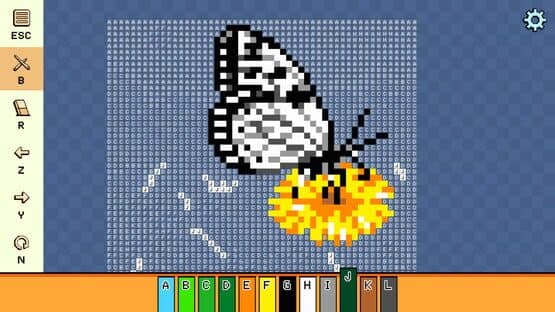 Pixel Cross Stitch: Color by Number - Flowers and Butterflies Pack 2 — screenshot 2