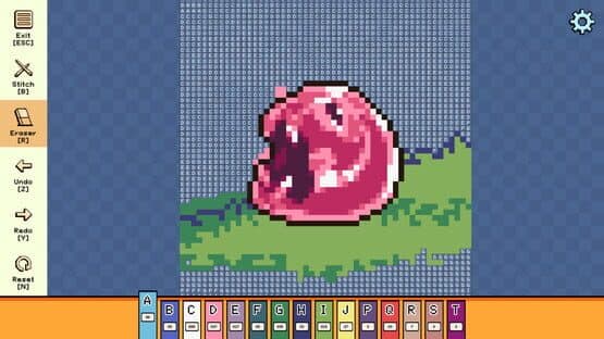 Pixel Cross Stitch: Color by Number - Menacing Monsters Pack — screenshot 2