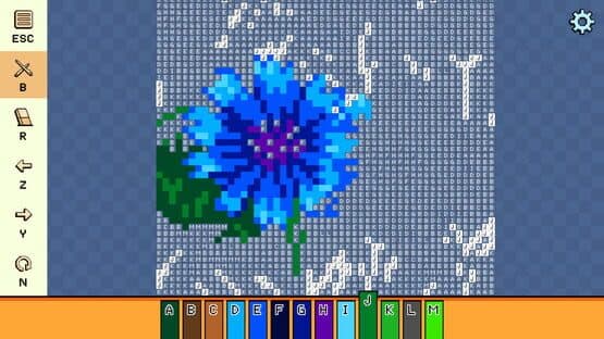 Pixel Cross Stitch: Color by Number - Flowers and Butterflies Pack 2 — screenshot 3