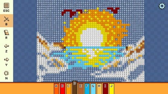 Pixel Cross Stitch: Color by Number - Landscapes Pack 3 — screenshot 4