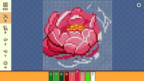 Pixel Cross Stitch: Color by Number - Flowers and Butterflies Pack 2 — screenshot 4