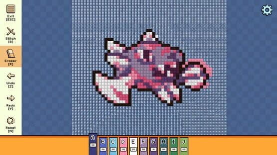 Pixel Cross Stitch: Color by Number - Menacing Monsters Pack — screenshot 4