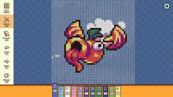 Pixel Cross Stitch: Menacing Monsters Pack 2 — screenshot 4