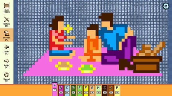 Pixel Cross Stitch: Color by Number - Spring Pack — screenshot 2