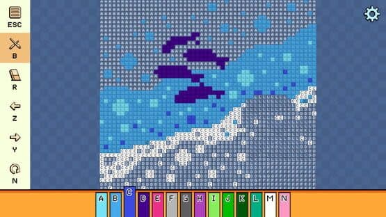 Pixel Cross Stitch: Color by Number - Under The Sea Pack 3 — screenshot 3