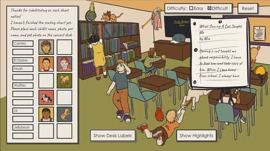 Deductopia Chapter 1: Bring Your Pet to School Day — screenshot 1