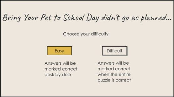 Deductopia Chapter 1: Bring Your Pet to School Day — screenshot 3