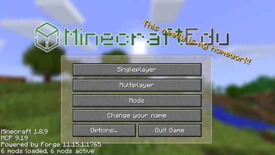 MinecraftEdu — screenshot 1