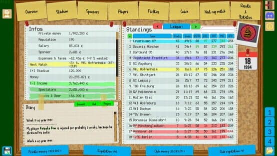Boeckham's Football Manager — screenshot 5