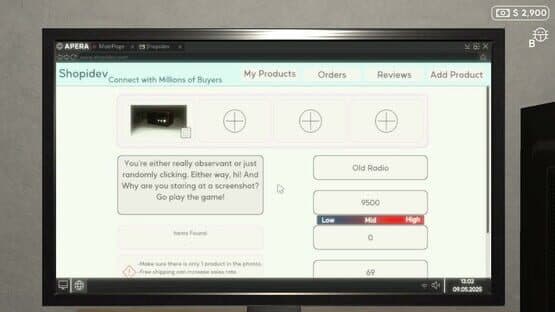 E-Commerce Simulator 2025 — screenshot 7