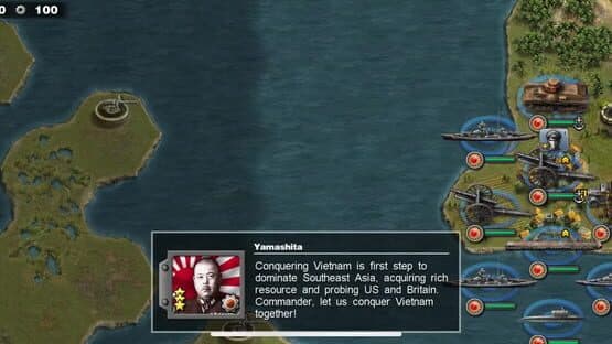Glory of Generals: Pacific War — screenshot 1