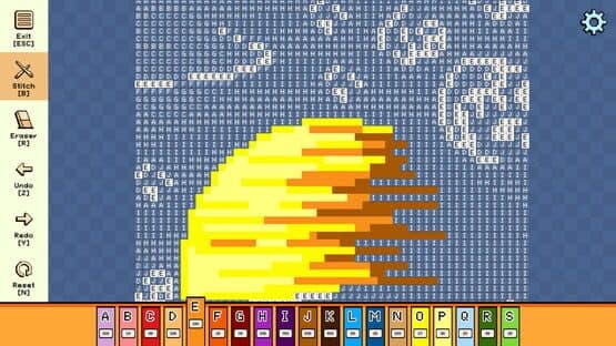 Pixel Cross Stitch: Color by Number - Alien Worlds Pack 3 — screenshot 2