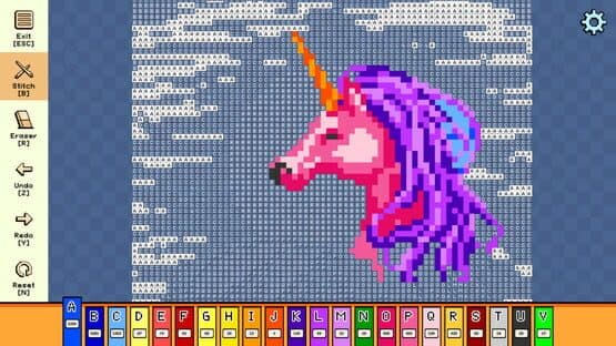 Pixel Cross Stitch: Color by Number - Mythical Monsters Pack — screenshot 1