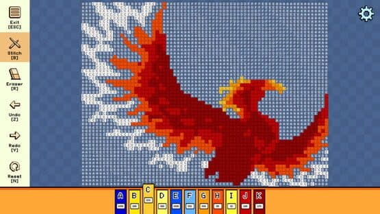 Pixel Cross Stitch: Color by Number - Mythical Monsters Pack 2 — screenshot 3
