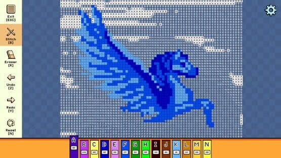 Pixel Cross Stitch: Color by Number - Mythical Monsters Pack — screenshot 4