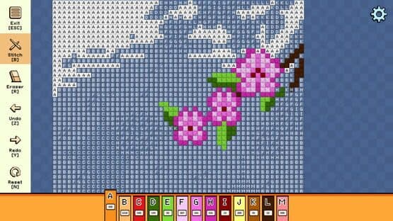Pixel Cross Stitch: Color by Number - Spring Pack 3 — screenshot 1