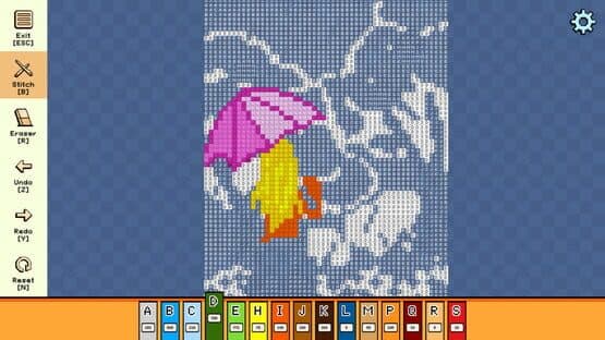 Pixel Cross Stitch: Color by Number - Spring Pack 3 — screenshot 2