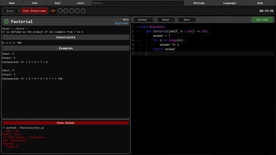 Code Trainer — screenshot 3