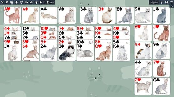 Free Solitaire: Cats — screenshot 1