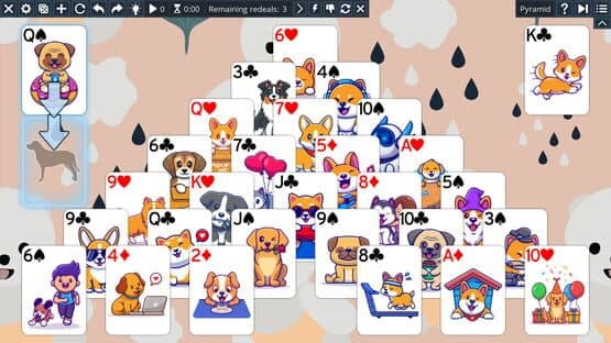 Free Solitaire: Dogs — screenshot 2