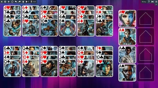 Free Solitaire: Girls — screenshot 2