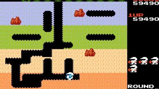 Famicom Mini: Dig Dug — screenshot 2