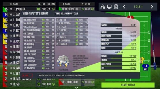 Rugby Tycoon Rugby Rovigo Delta — screenshot 4