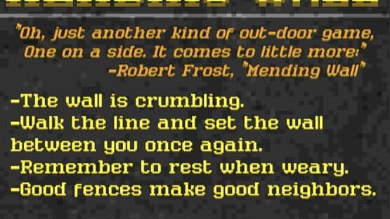Mending Wall — screenshot 1