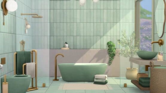 The Sims: 4 Sleek Bathroom Kit — screenshot 2