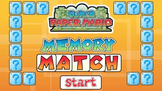 Super Paper Mario Memory Match — screenshot 1