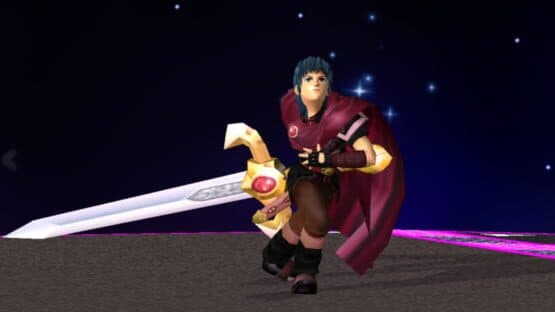 Super Smash Bros. Melee; Marth with a Massive Sword — screenshot 1