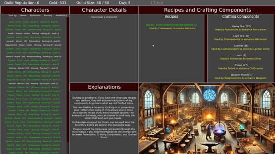 Heroes' Call: A Casual Mmo Guild Sim — screenshot 3