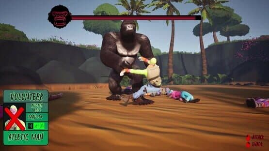 100 Men Vs Gorilla — screenshot 1