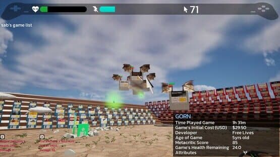 Game Quest: The Backlog Battler — screenshot 2